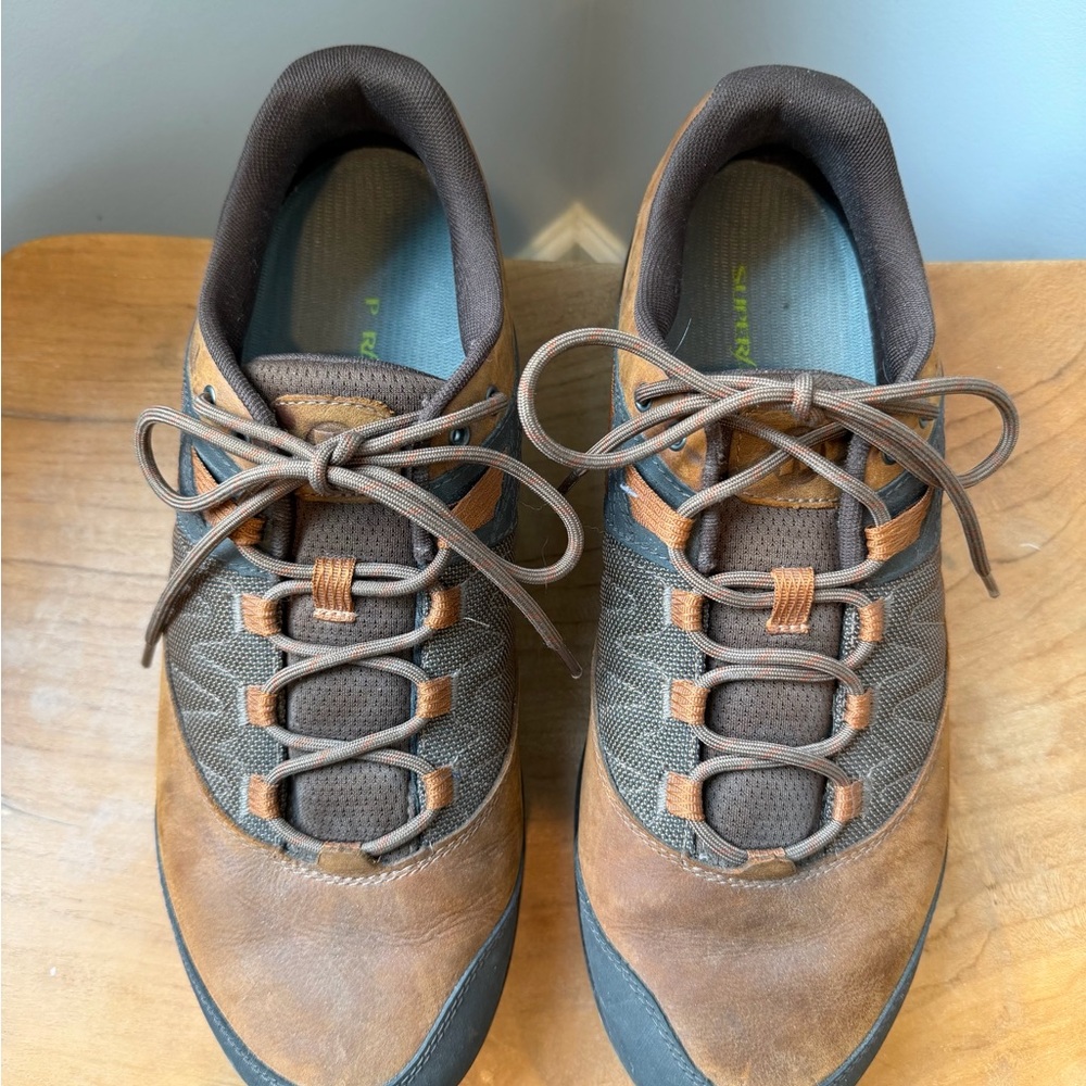 Merrell Men's Zion Brown Leather Trail Shoes Vibram Size 12 EUC - Picture 4 of 9